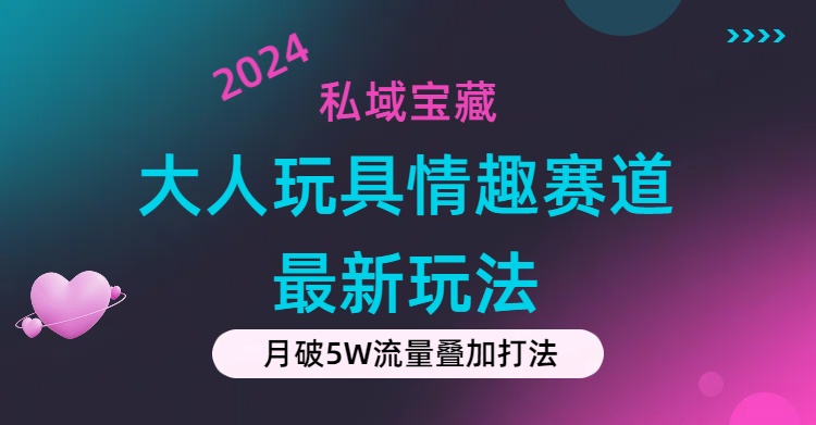 （11541期）私域宝藏：大人玩具情趣赛道合规新玩法，零投入，私域超高流量成单率高-云长聊项目
