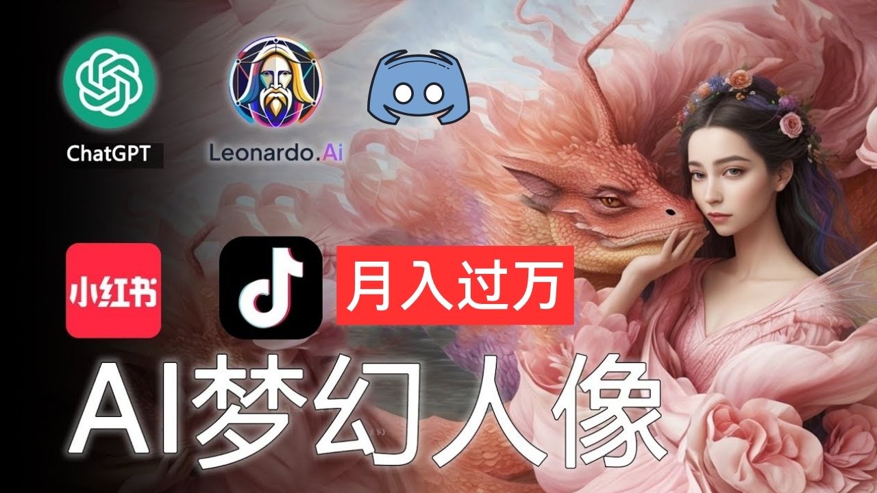 （11575期）AI摄影梦幻人像：零基础也能月入过万的秘密-云长聊项目