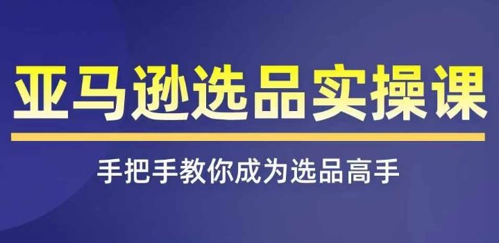 亚马逊选品实操课程，快速掌握亚马逊选品的技巧，覆盖亚马逊选品所有渠道-云长聊项目