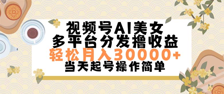 （11684期）视频号AI美女，轻松月入30000+,操作简单轻松上手-云长聊项目
