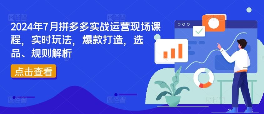 2024年7月拼多多实战运营现场课程，实时玩法，爆款打造，选品、规则解析-云长聊项目