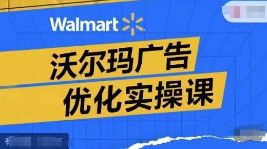 沃尔玛广告优化实操课，广告报告实操讲解，广告如何提高转化和ROAS等-云长聊项目