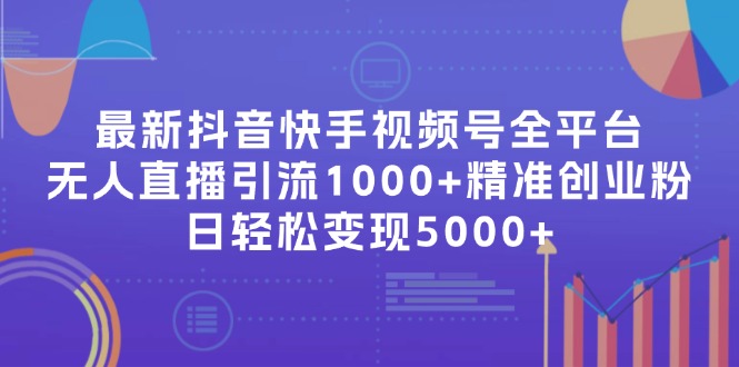 （11970期）最新抖音快手视频号全平台无人直播引流1000+精准创业粉，日轻松变现5000+-云长聊项目