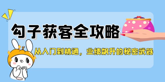 （12247期）从入门到精通，勾子获客全攻略，业绩飙升的秘密武器-云长聊项目