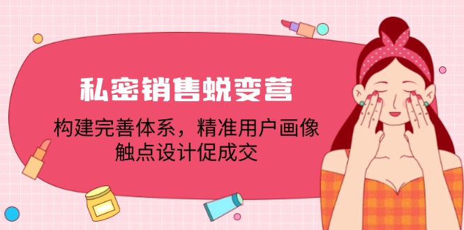 （12436期）私密销售蜕变营：构建完善体系，精准用户画像，触点设计促成交-云长聊项目