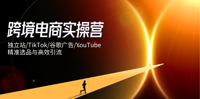 跨境电商实操营：独立站/TikTok/谷歌广告/YouTube，精准选品与高效引流-云长聊项目