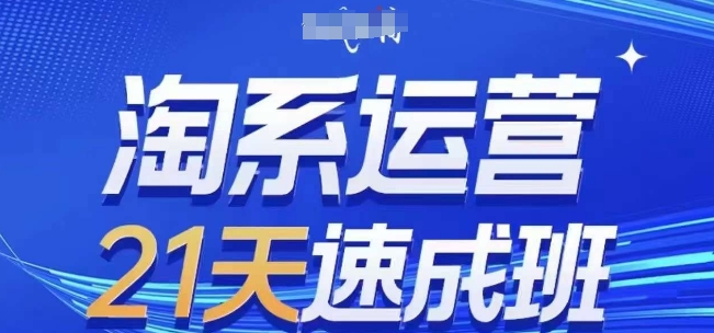 淘系运营21天速成班(更新25年4月)，0基础轻松搞定淘系运营，不做假把式-云长聊项目