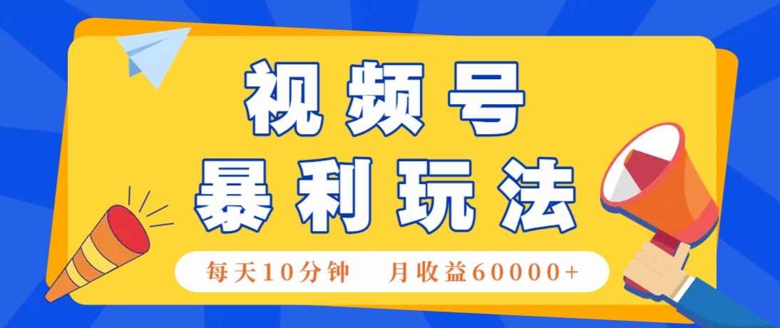 视频号AI赚钱法，每天只需10分钟，月入6万+！(超详细拆解)-云长聊项目