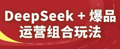 DeepSeek+爆品运营组合玩法，2025淘系精品课-云长聊项目