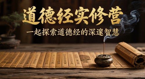 道德经实修营，一起探索道德经的深邃智慧-云长聊项目