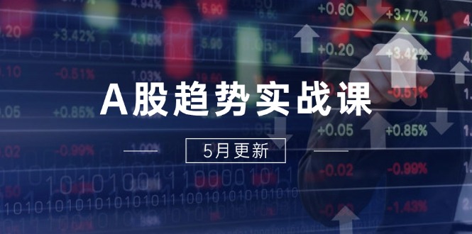 A股趋势实战课：主力动向+政策红利，2025全年策略5月更新-云长聊项目