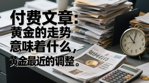 付费文章：黄金的走势意味着什么，如何看待黄金最近的调整-云长聊项目