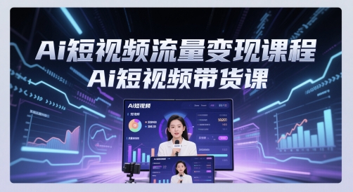 Ai短视频流量变现课程，Ai短视频带货课-云长聊项目