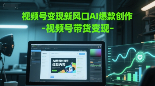 视频号变现新风口AI爆款创作-视频号带货变现-云长聊项目