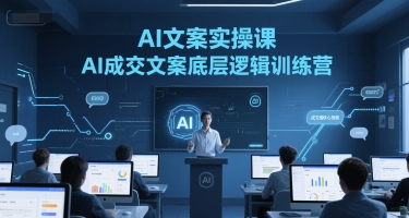 AI文案实操课，AI成交文案底层逻辑训练营-云长聊项目