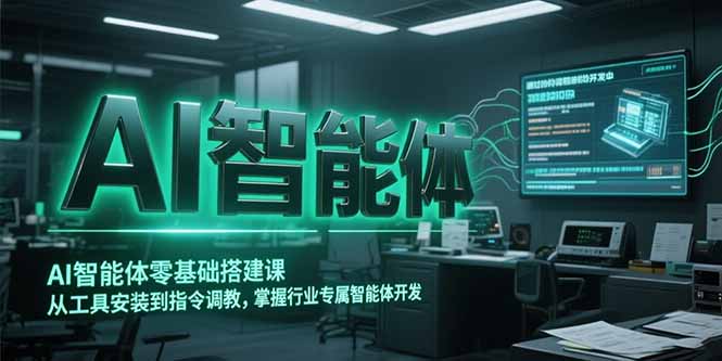 AI智能体零基础搭建课，从工具安装到指令调教，掌握行业专属智能体开发…-云长聊项目