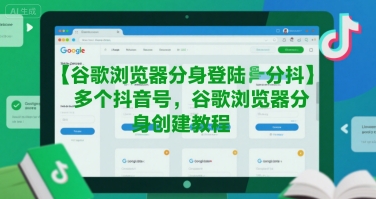 谷歌浏览器分身登陆多个抖音号，谷歌浏览器分身创建教程-云长聊项目